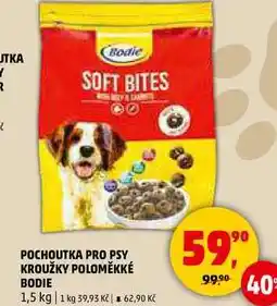 Penny Market POCHOUTKA PRO PSY KROUŽKY POLOMĚKKÉ BODIE, 1,5 kg nabídka