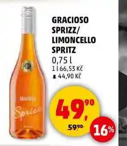 Penny Market GRACIOSO SPRIZZ/LIMONCELLO SPRITZ, 0,75 l nabídka