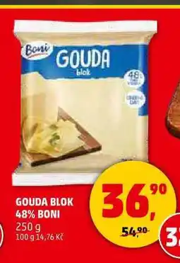 Penny Market GOUDA BLOK 48% BONI, 250 g nabídka