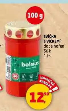 Penny Market SVÍČKA S VÍČKEM doba hoření 36 h, 1 ks nabídka