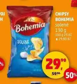 Penny Market CHIPSY BOHEMIA solené, 130 g nabídka