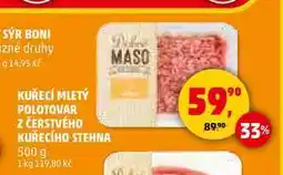 Penny Market KUŘECÍ MLETÝ POLOTOVAR Z ČERSTVÉHO KUŘECÍHO STEHNA, 500 g nabídka