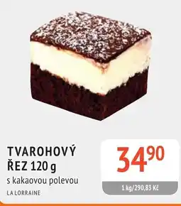 Coop hb Tvarohový řez s kakaovou polevou nabídka