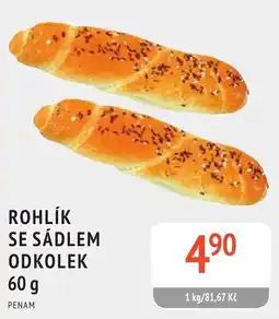Coop hb Rohlík se sádlem odkolek penam nabídka