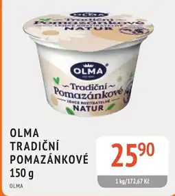Coop hb Olma tradiční pomazánkové nabídka