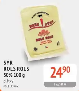 Coop hb SÝR ROLS ROLS 50% plátky nabídka
