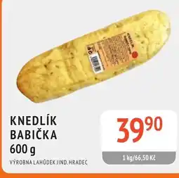 Coop hb Knedlík babička VÝROBNA LAHÛDEK JIND. HRADEC nabídka