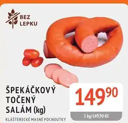 Coop hb Špekáčkový točený salam nabídka