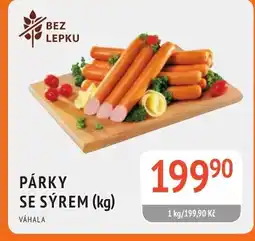 Coop hb Párky se sýrem nabídka
