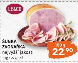 Coop hb ŠUNKA ZVONAŘKA i nejvyšší jakosti nabídka