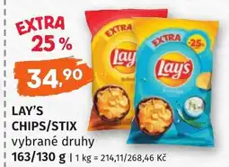 Coop hb Lay's chips/stix nabídka