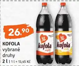 Coop hb KOFOLA vybrané druhy nabídka
