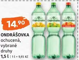 Coop hb ONDRÁŠOVKA ochucená, vybrané druhy nabídka