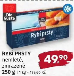 Coop hb RYBÍ PRSTY nemleté, zmrazené nabídka