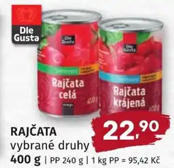 Coop hb RAJČATA vybrané druhy nabídka