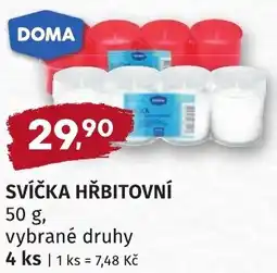 Coop hb Svíčka hřbitovní nabídka