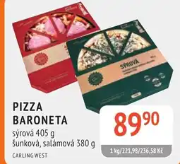 Coop hb Pizza baroneta sýrová šunková, salámová nabídka