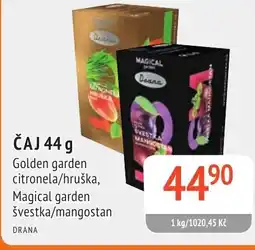 Coop hb ČAJ Golden garden citronela/hruška, Magical garden švestka/mangostan nabídka