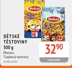 Coop hb Dětské těstoviny Mimoni, Tlapková kontrola nabídka