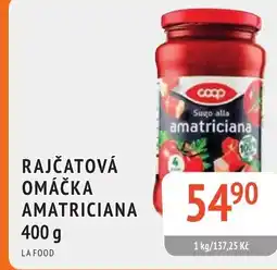 Coop hb Rajčatová omáčka amatriciana nabídka