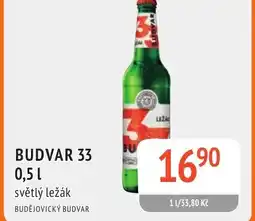 Coop hb Budvar 33 světlý ležák nabídka