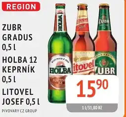 Coop hb Zubr gradus, holba 12 keprník, litovel josef nabídka