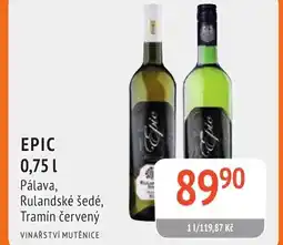 Coop hb EPIC Pálava, Rulandské šedé, Tramín červený nabídka