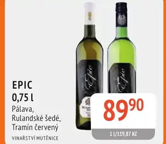 Coop hb EPIC Pálava, Rulandské šedé, Tramín červený nabídka