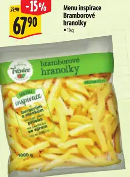 Albert Menu inspirace Bramborové hranolky nabídka