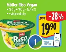 Albert Müller Riso Vegan nabídka