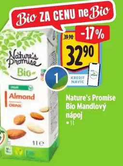 Albert Nature's Promise Bio Mandlový nápoj nabídka