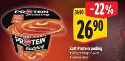Albert Zott Protein puding nabídka