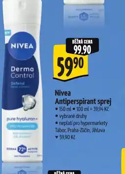 Albert Nivea Antiperspirant sprej nabídka