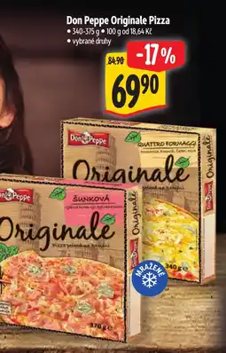 Albert Don Peppe Originale Pizza nabídka