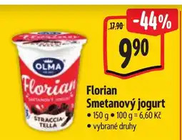 Albert OLMA Florian Smetanový jogurt nabídka