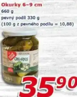 ESO MARKET Okurky 6-9 cm nabídka
