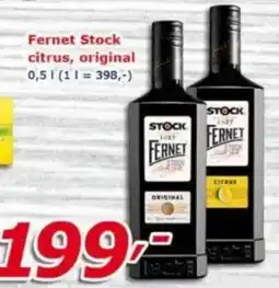 ESO MARKET Fernet Stock citrus, original nabídka