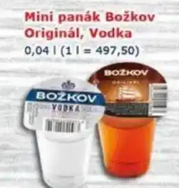 ESO MARKET Mini panák Božkov Originál, Vodka nabídka