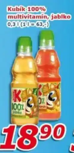 ESO MARKET Kubik 100% multivitamín, jablko nabídka
