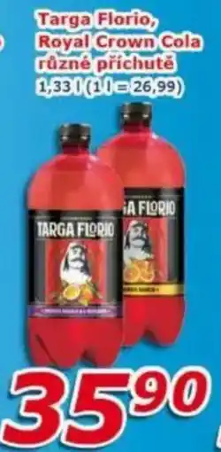 ESO MARKET Targa Florio, Royal Crown Cola nabídka