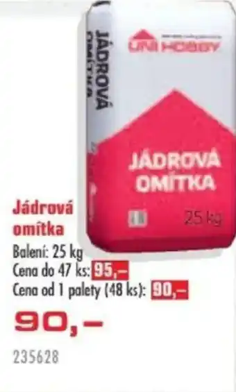 Uni Hobby Jádrová omítka nabídka