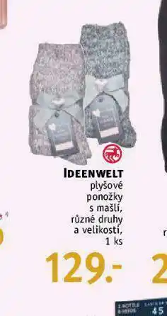 Rossmann Plyšové ponožky s mašlí nabídka