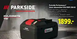 Lidl Parkside Performance Smart akumulátor 8 Ah PAPS 208 A1 nabídka