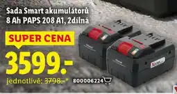 Lidl Sada Smart akumulátorů 8 Ah PAPS 208 A1, 2dílná nabídka