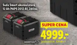Lidl Sada Smart akumulátorů 12 Ah PAPS 2012 A1, 2dílná nabídka