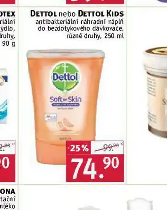 Rossmann Dettol antibakteriální náhradní náplň nabídka
