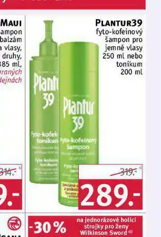 Rossmann Plantur39 šampon nabídka