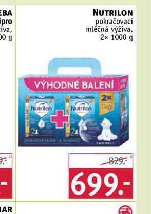 Rossmann Nutrilon pokračovací mléčná výživa nabídka