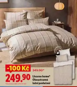 Lidl Livarno home Oboustranné ložní povlečení nabídka