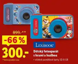 Lidl Lexibook Dětský fotoaparát s hrami a hudbou nabídka
